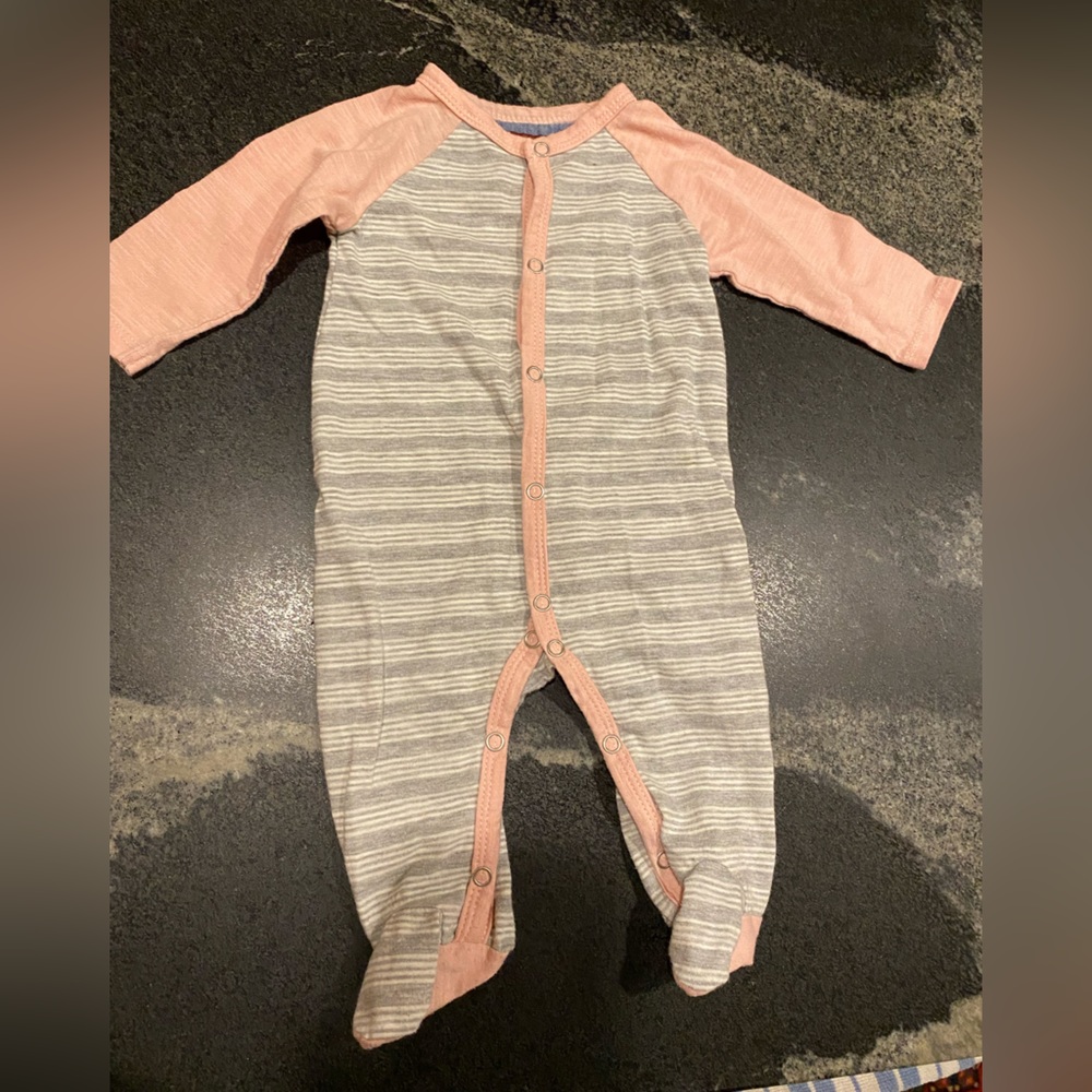 7 for all mankind footed baby outfit